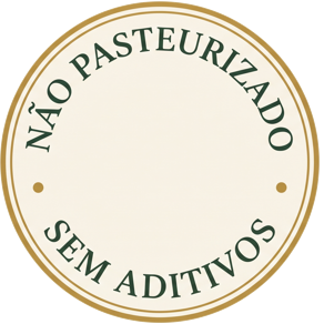 Selo: não pasteurizado, sem aditivos